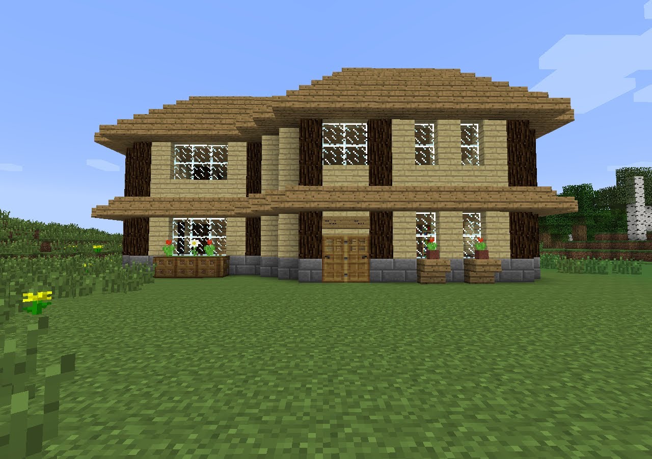 Minecraft Maison Simple Ventana Blog