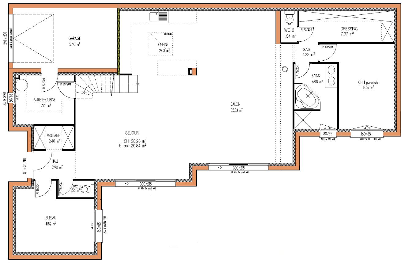 Plan maison design - L'impression 3D