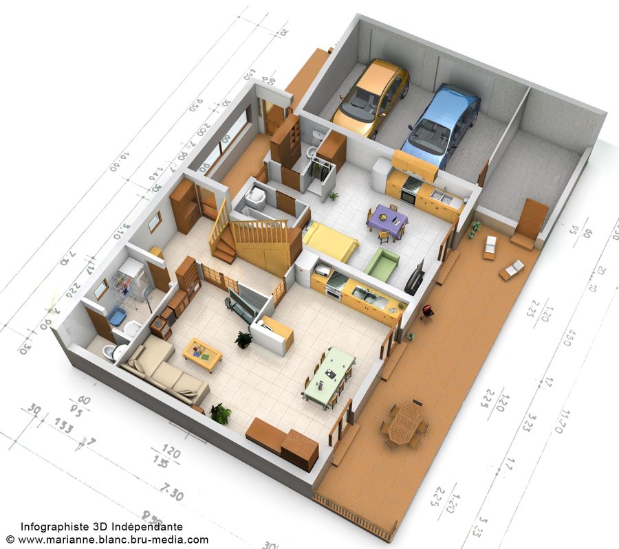  Plan  3d  maison  gratuit L impression 3D 