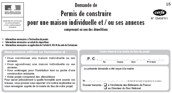 Permis de construire garage prix